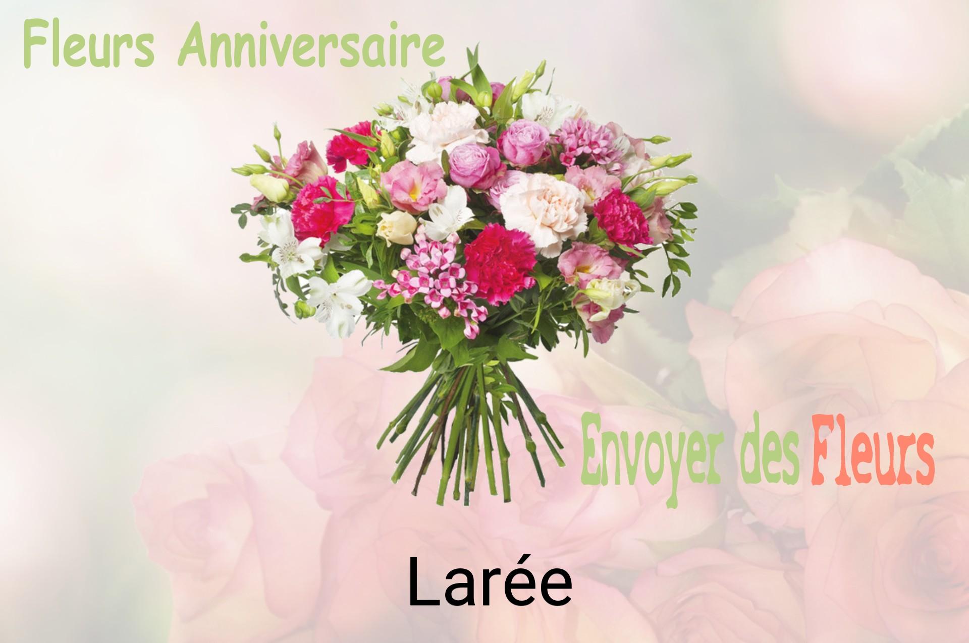 Bouquet de fleurs d’anniversaire livré à Larée